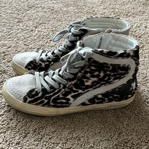 Golden Goose slide Leopard high tops size 37